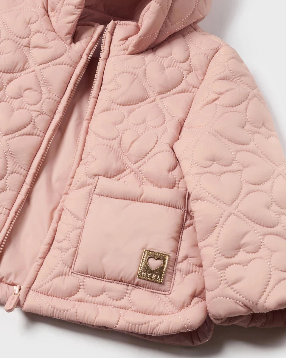 Baby Quilted heart jacket