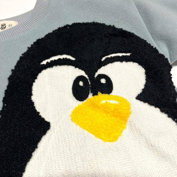A85 85030 *LITTLE WHO* Penguin Sweatshirt (2 Colors)