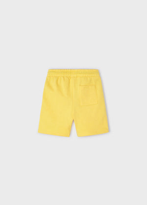 Boys fleece yellow shorts