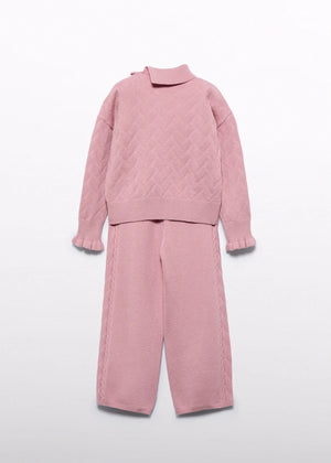 Girl's tricot pants set