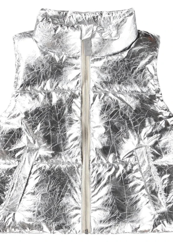 MOLO Crinkled Metallic Hester Vest