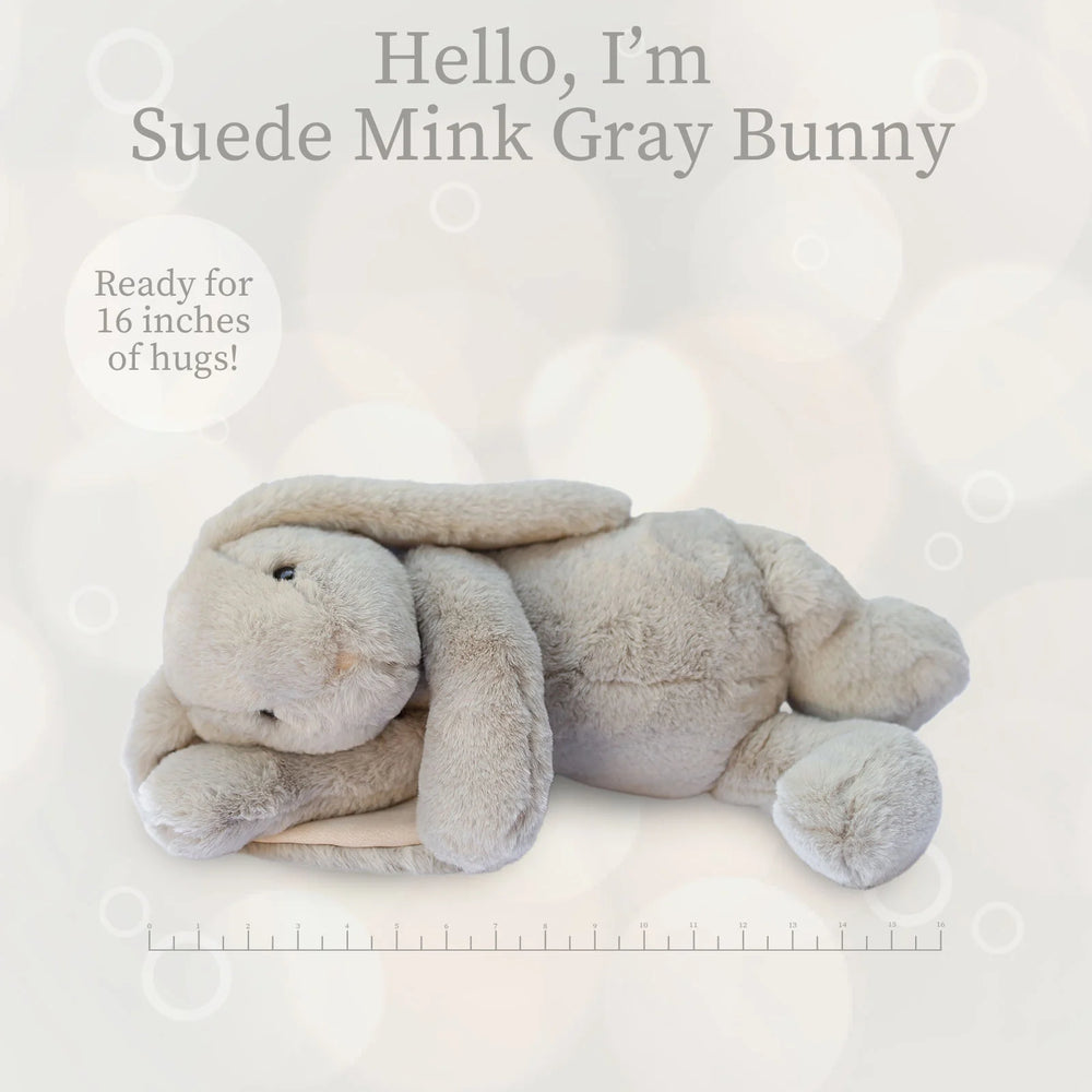 World Softest Lushee 16 inch Suede Mink Bunny