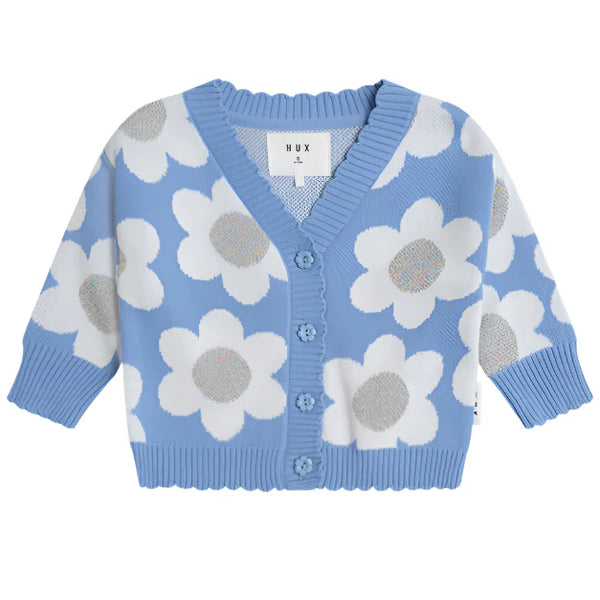 Daisy Scalloped Knit Cardi