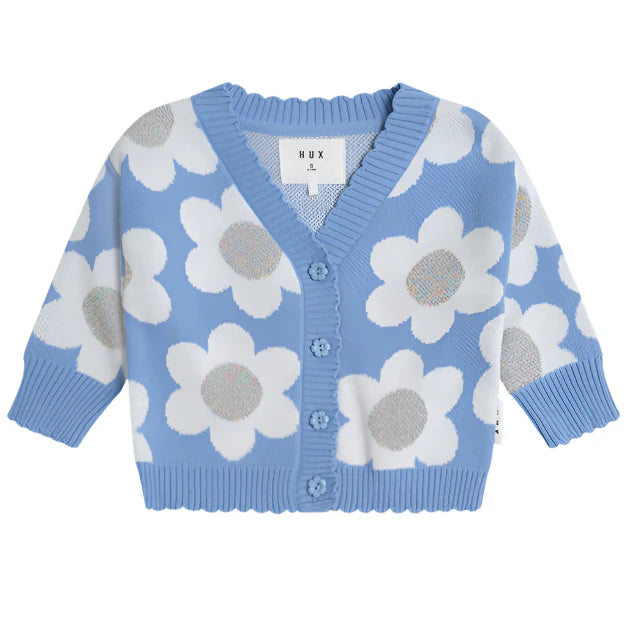 Daisy Scalloped Knit Cardi