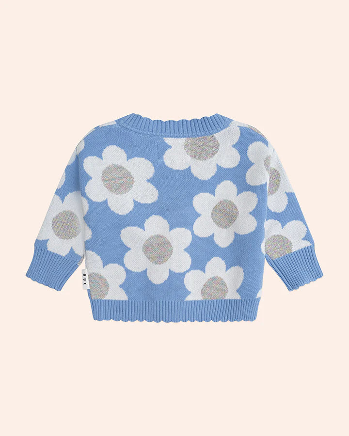 Daisy Scalloped Knit Cardi