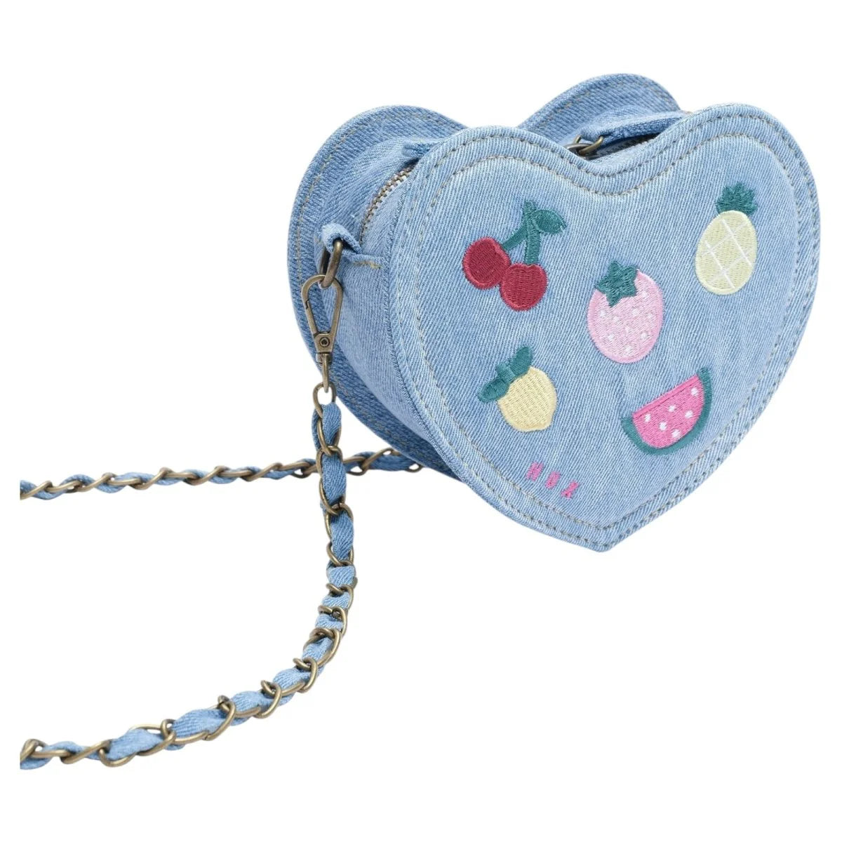 Huxbaby I Heart Fruit Denim Shoulder Bag