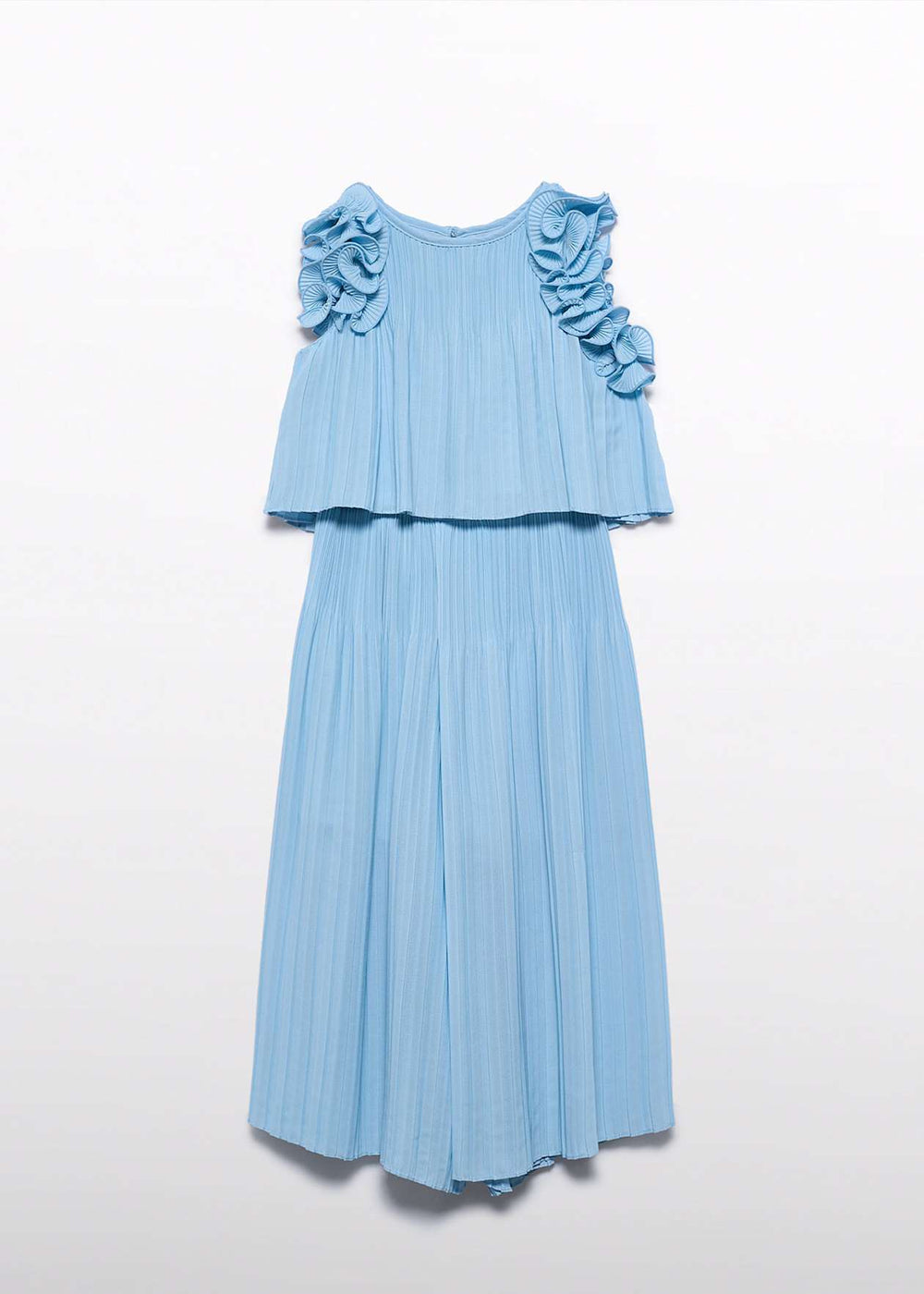 Girl Pleated Chiffon Set