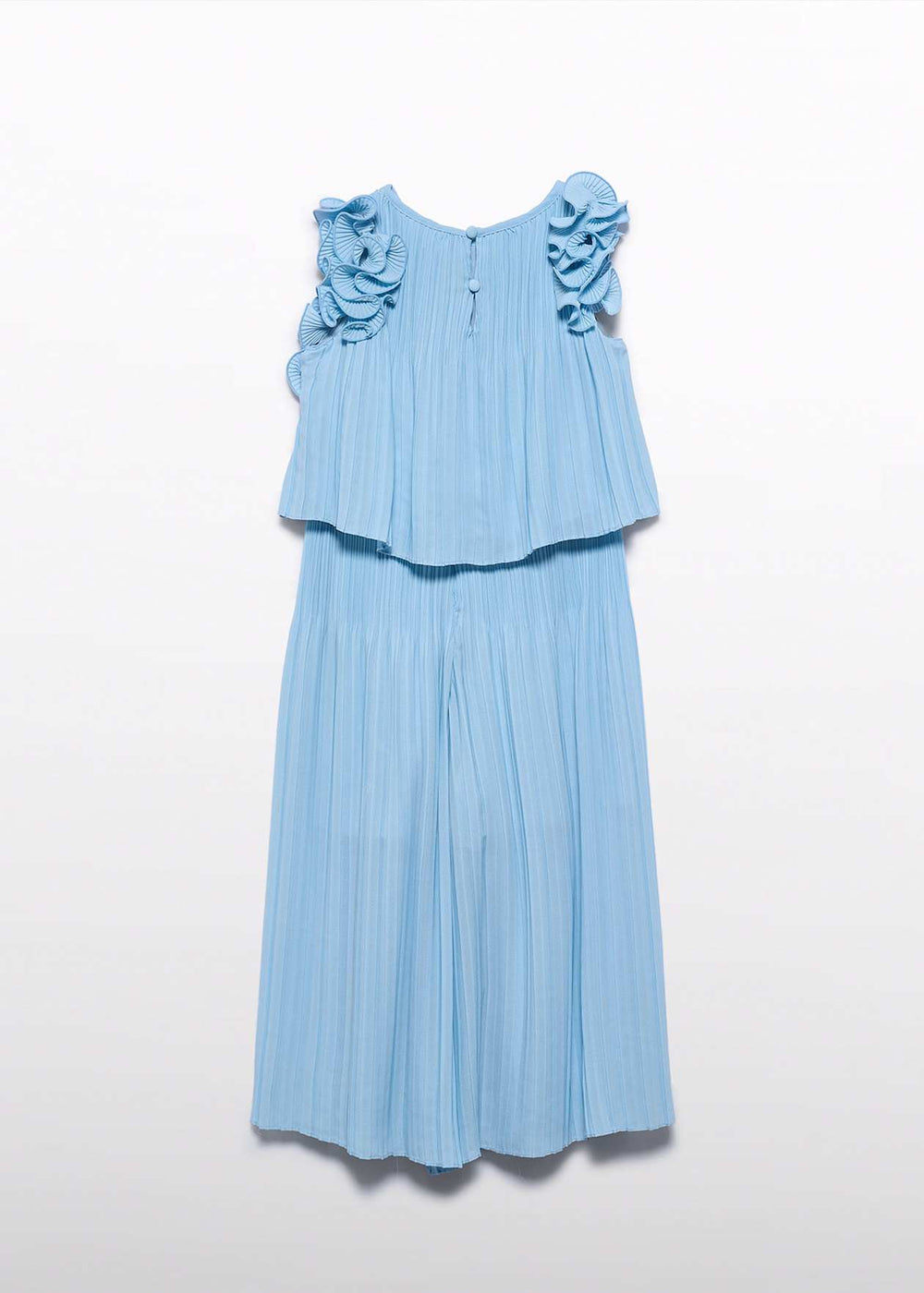 Girl Pleated Chiffon Set