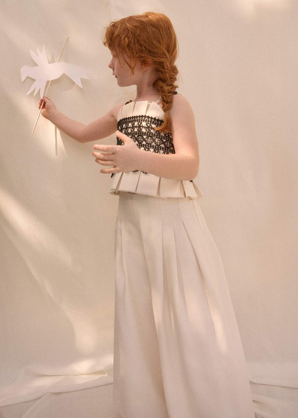 Girl Pleated Pants