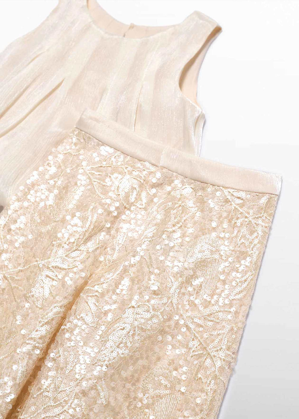 Girl Sequin Pants And Top Set
