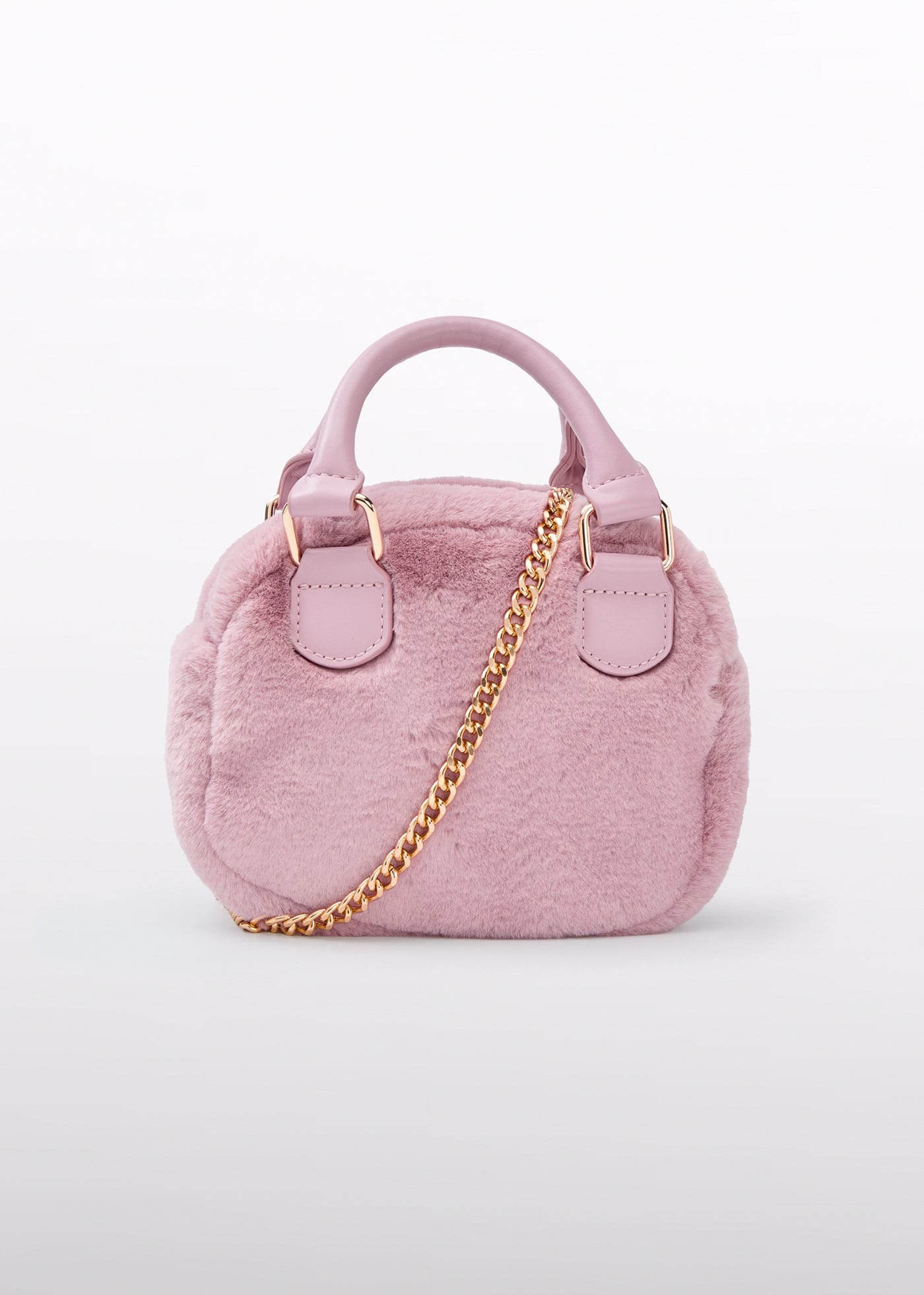 Girls faux shearling bag