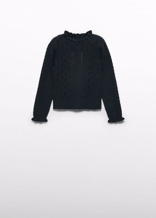 Girls Mock Neck Sweater