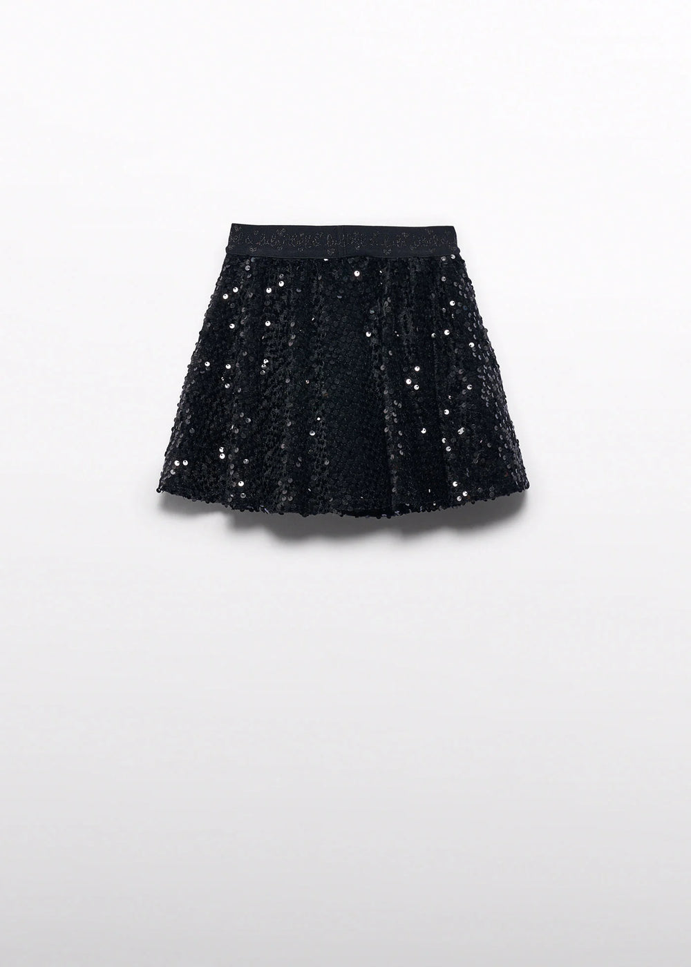 Girls Velvet Sequin Skirt