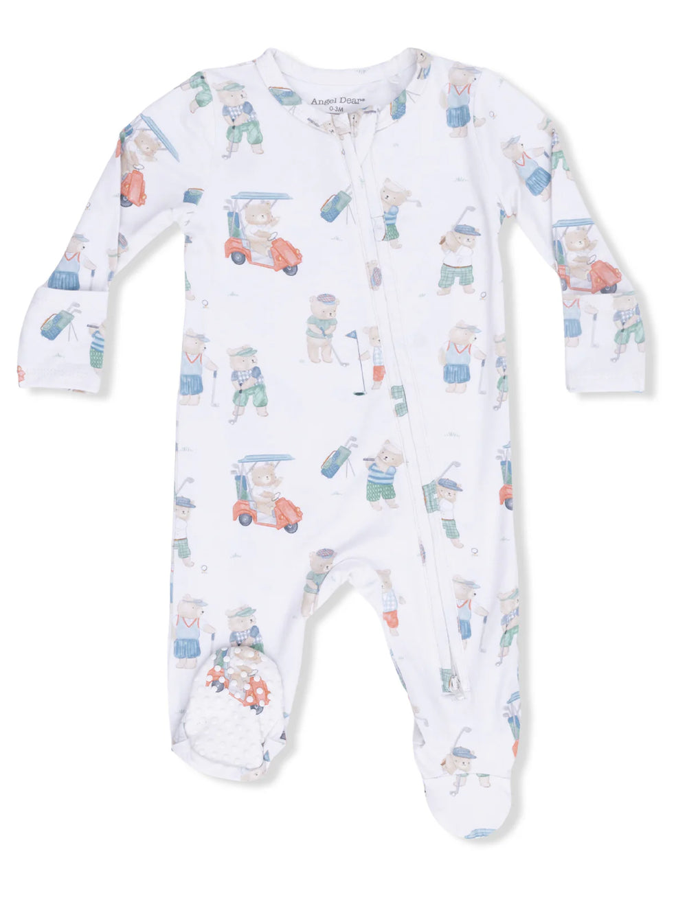 Golfing Teddy Bear Footie