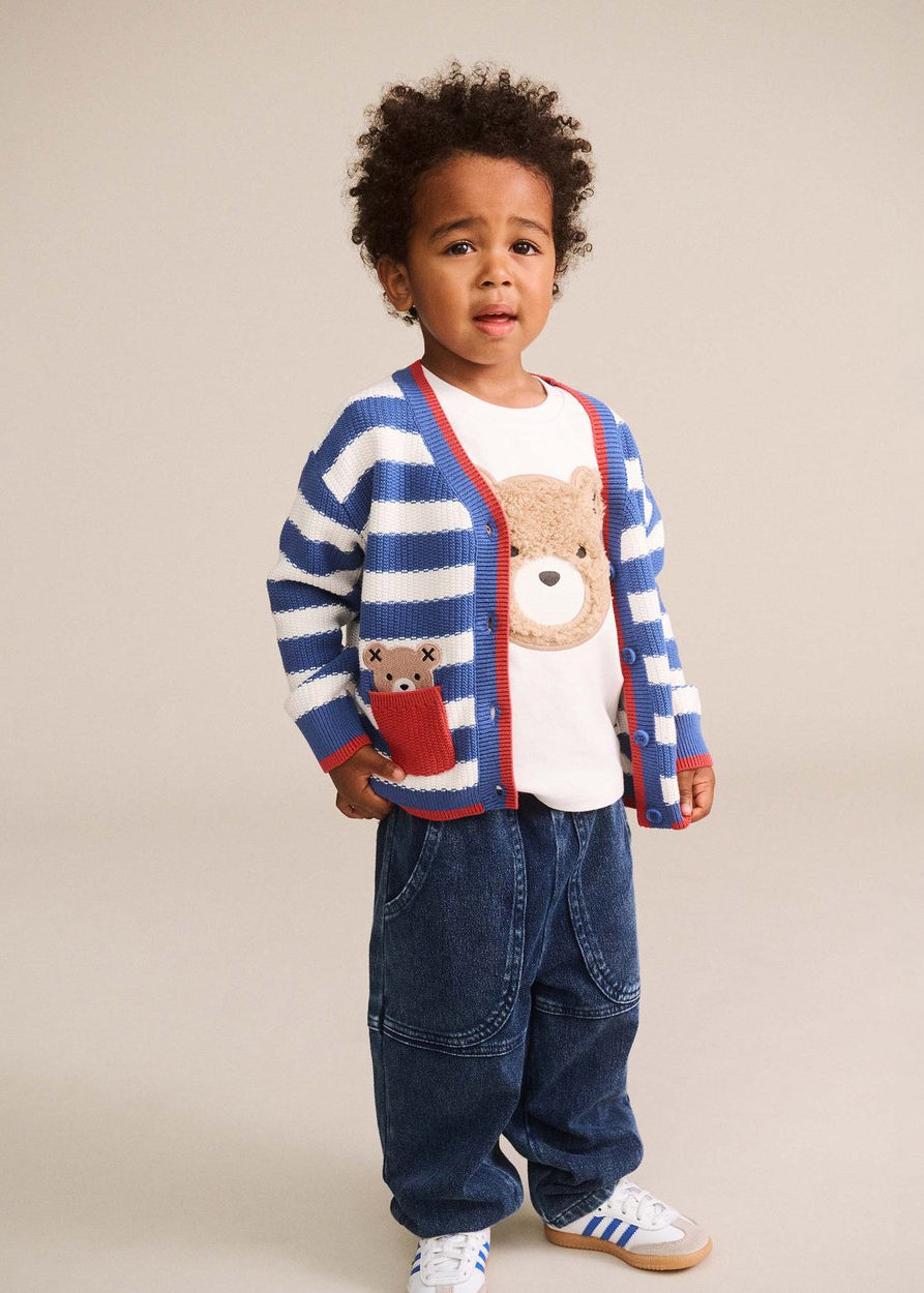 Knit Denim Pocket Pants