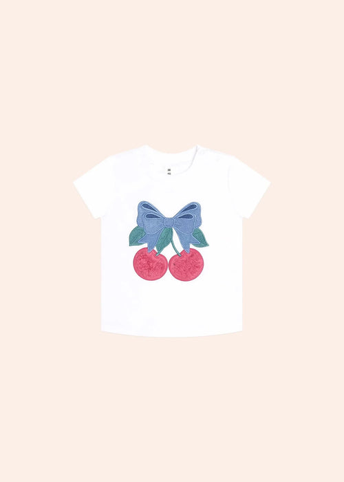 Cherry Bow Tee