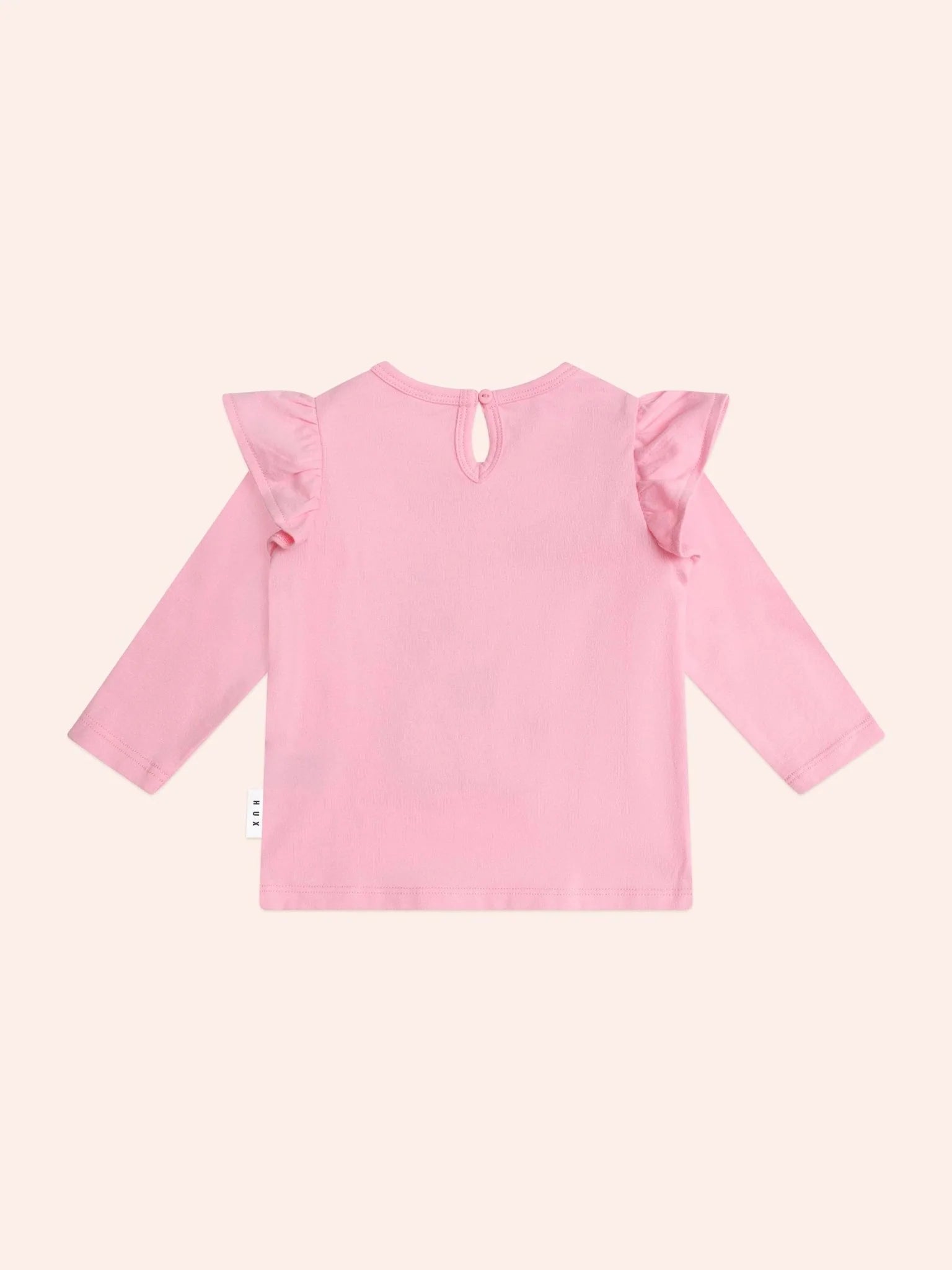 Strawberry Huxette Frill Top