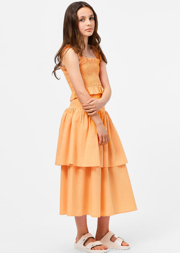 Brenna Skirt - Cantaloupe
