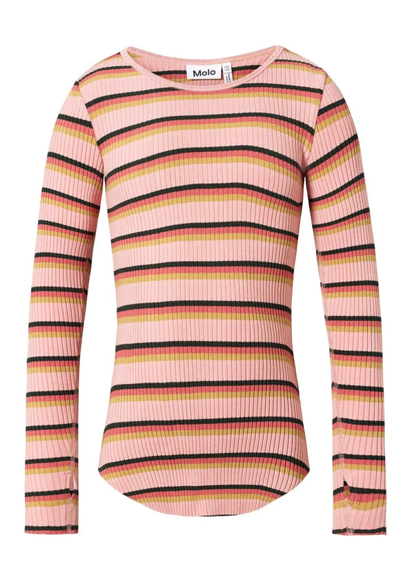 Rochelle - Rose Camel Stripe