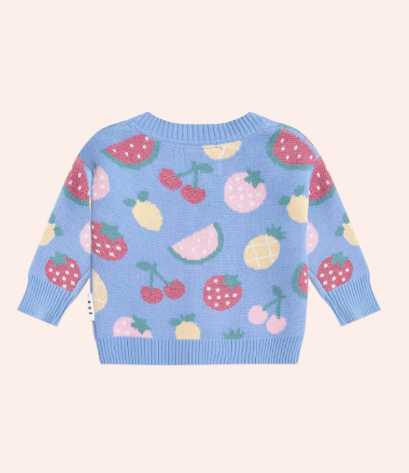 Huxbaby Fruit Salad Knit Cardigan