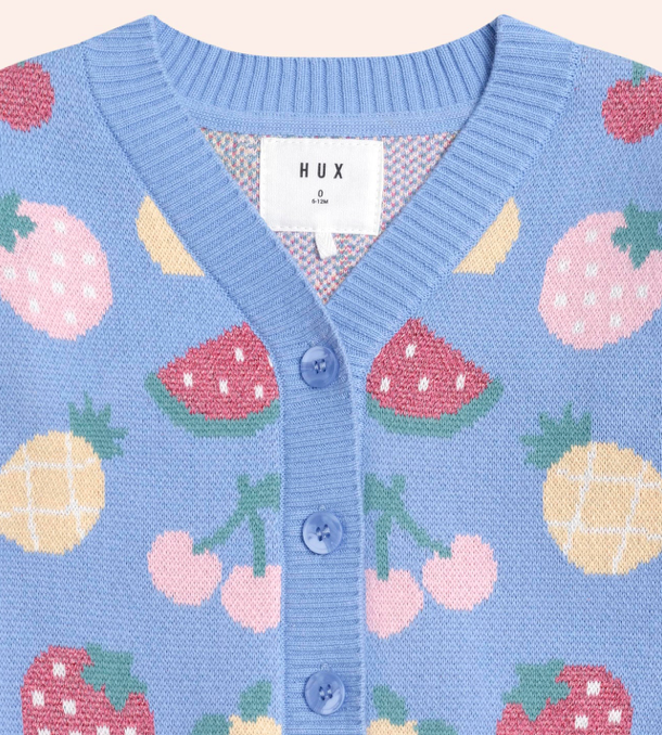 Huxbaby Fruit Salad Knit Cardigan