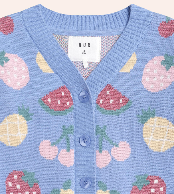 Huxbaby Fruit Salad Knit Cardigan