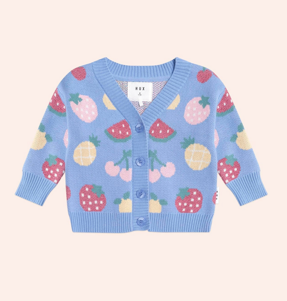 Huxbaby Fruit Salad Knit Cardigan