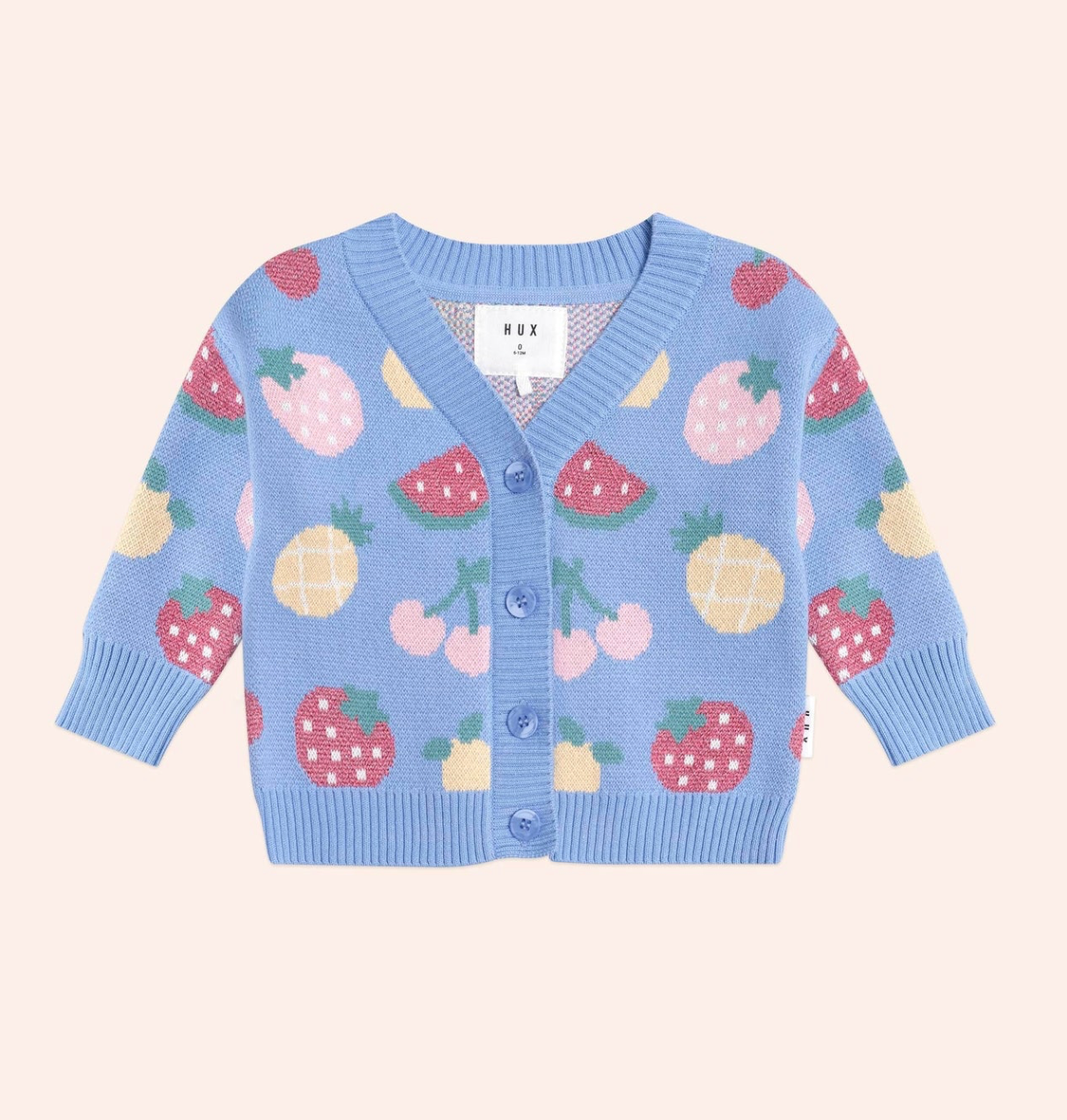 Huxbaby Fruit Salad Knit Cardigan