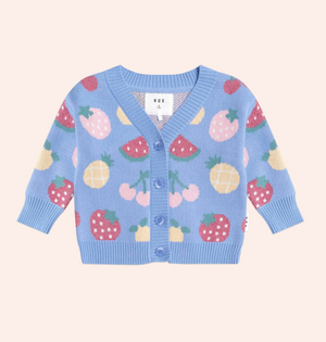 Huxbaby Fruit Salad Knit Cardigan – Little Posh Kids