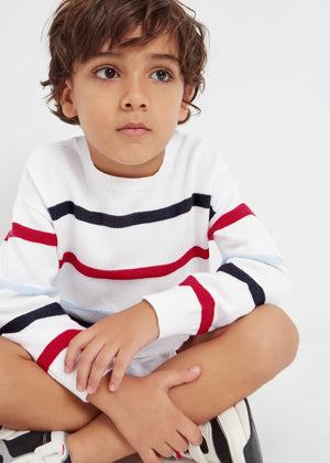 Printed Sustainable Cotton Sweater Boy