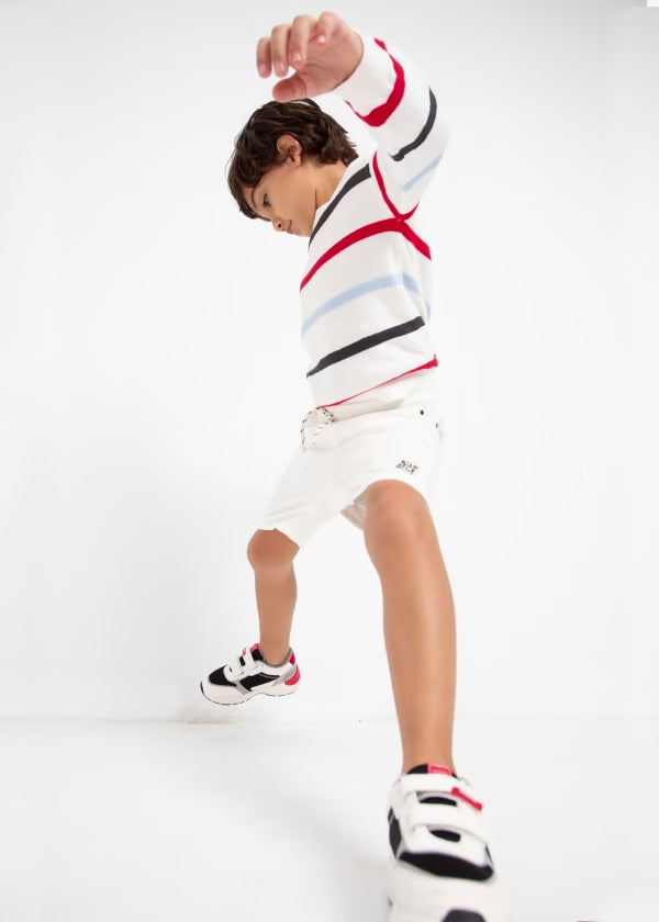 Printed Sustainable Cotton Sweater Boy