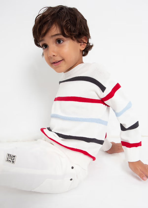 Printed Sustainable Cotton Sweater Boy