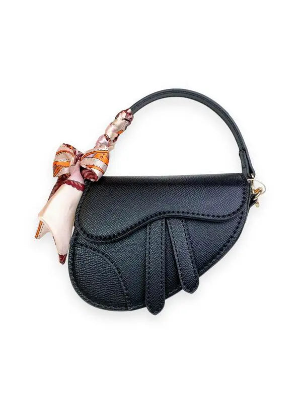 Mini Saddle Purse w/ Scarf for kid girl