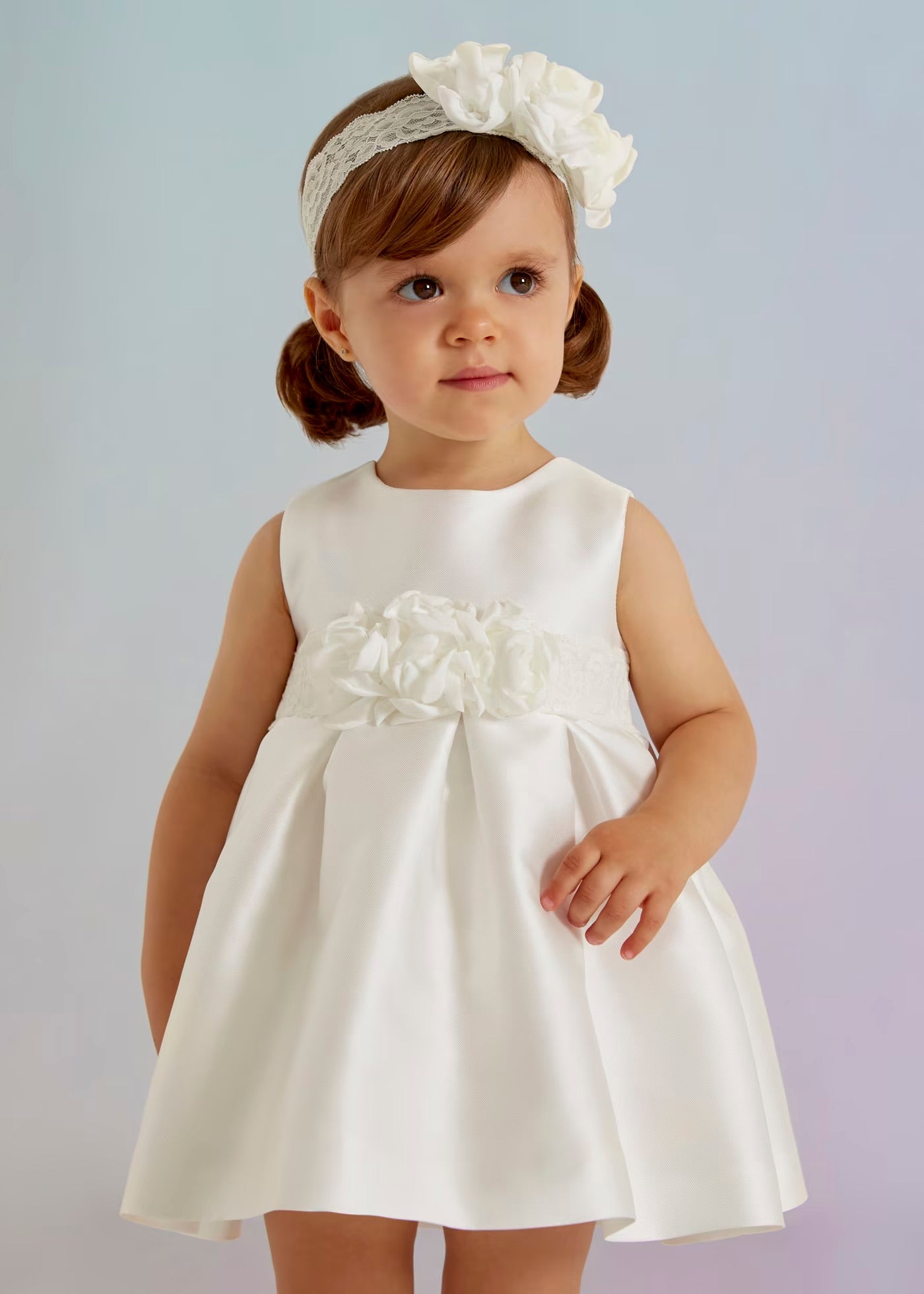 Mikado White Dress Baby