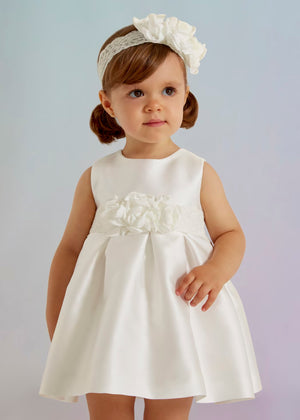 Mikado White Dress Baby Girl