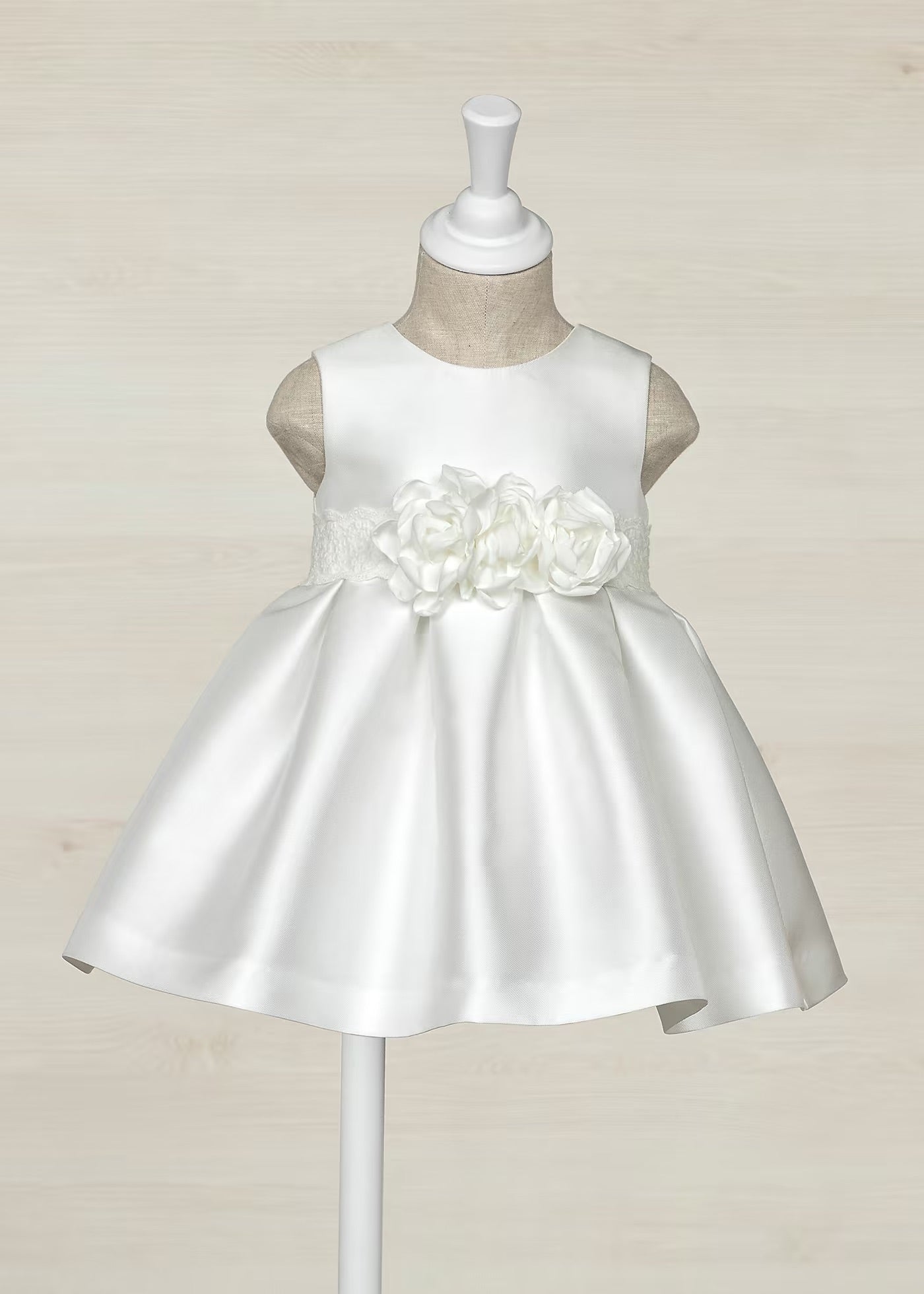 Mikado White Dress Baby Girl