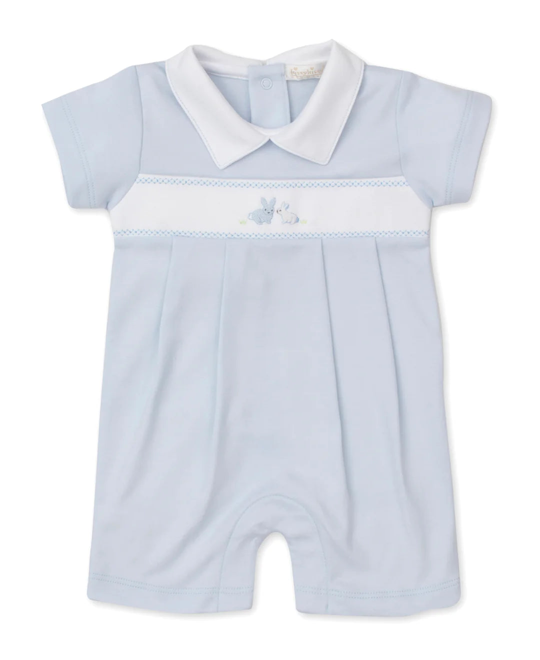 Premier Bunny Burrows Blue Hand Emb. Playsuit