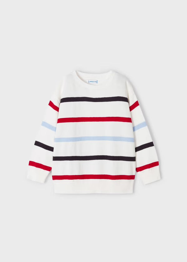 Printed Sustainable Cotton Sweater Boy