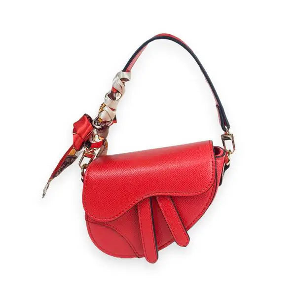 Mini Saddle Purse w/ Scarf for kid girl