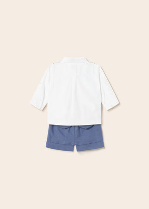 Imperial Blue Shorts & Vest Set