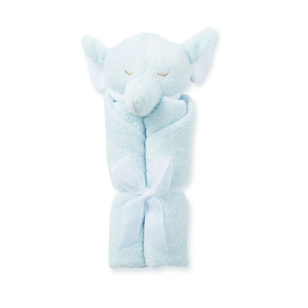 Lovie blankie - Elephant grey and blue for baby