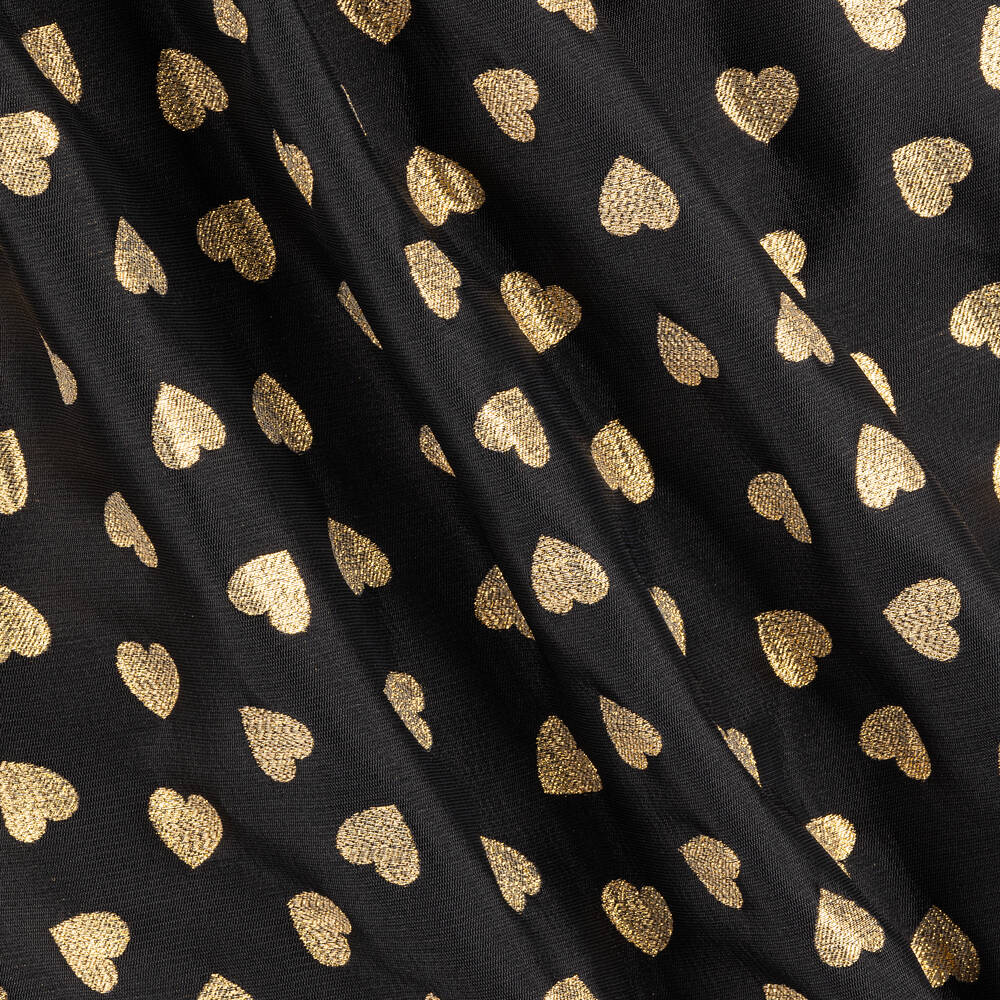 Moschino gold hearts allover dress