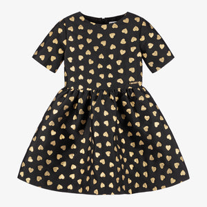 Moschino gold heats allover dress