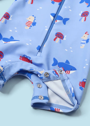 Newborn 2-piece swim set UPF 40