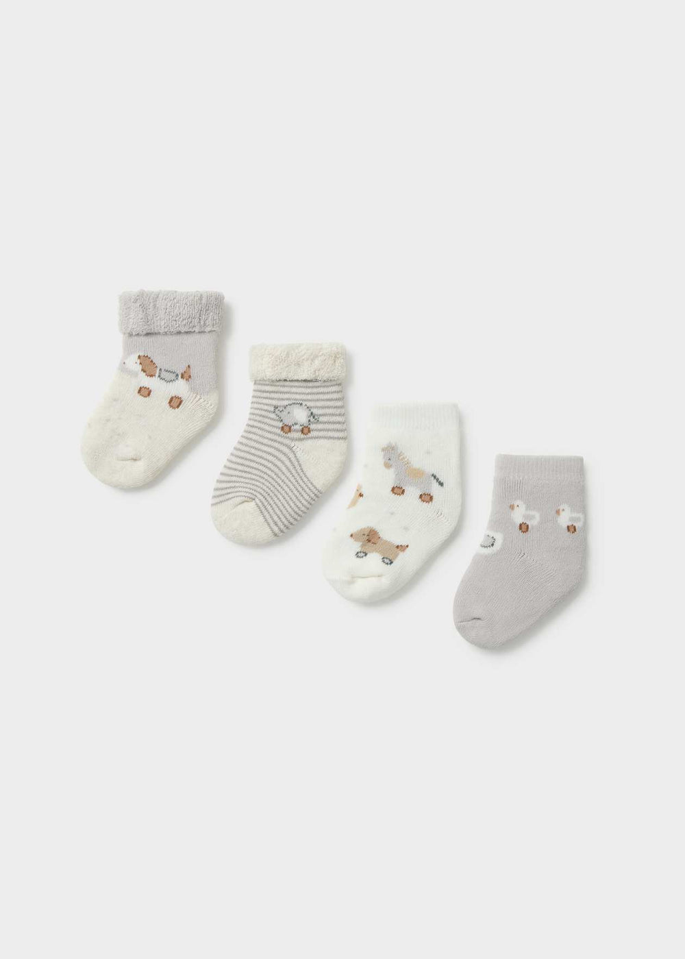 Newborn Boy 4-Pack Socks