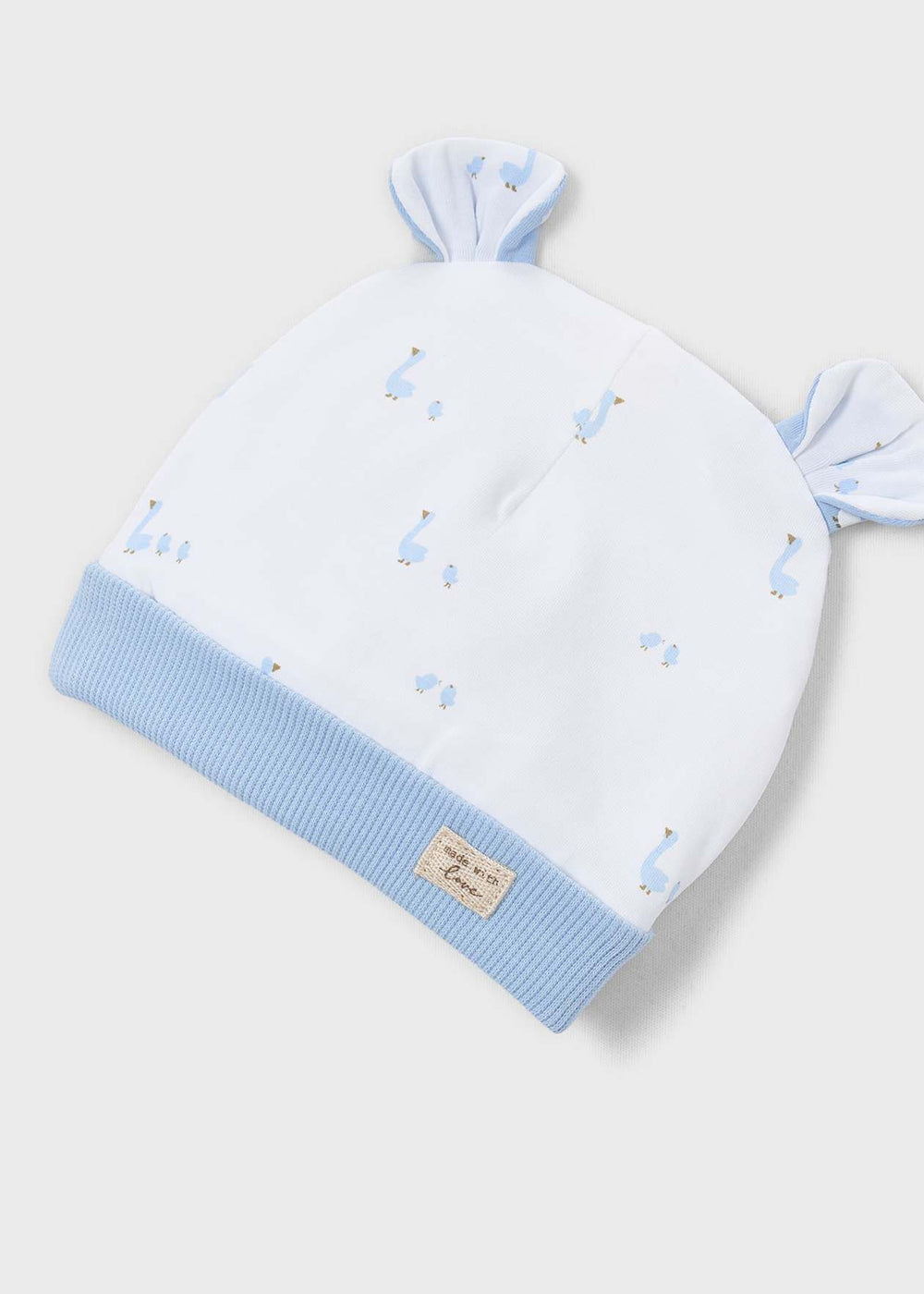 Newborn 3-Piece Swan Gift Set – Sky Blue
