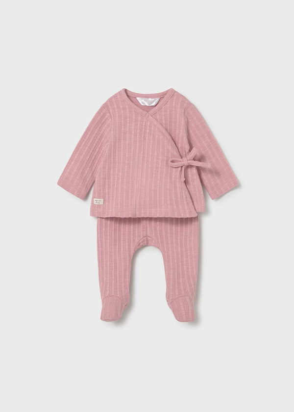 Baby Girl T-Shirt & Pants Set – Rose