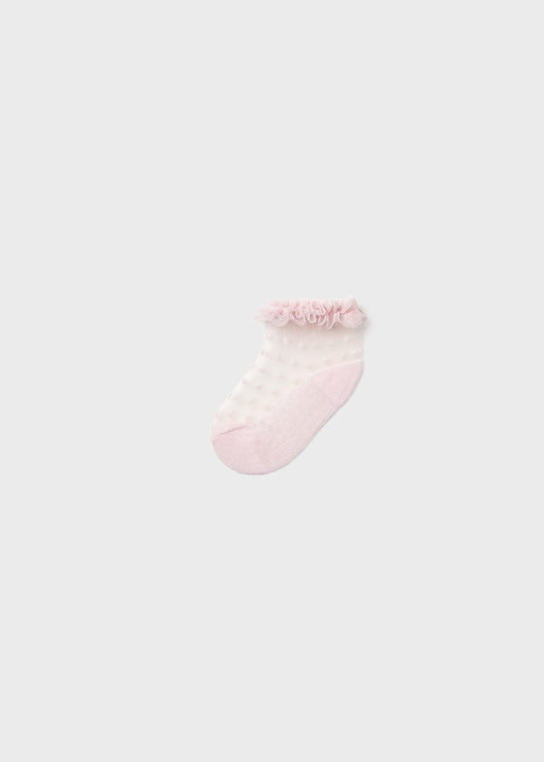 Newborn Girl Tulle Socks