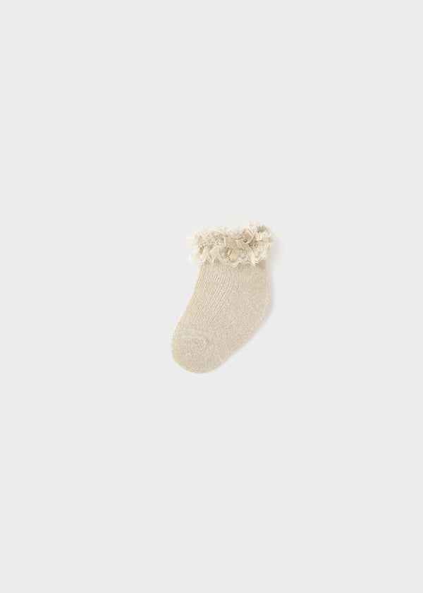 Newborn Ruffled Socks