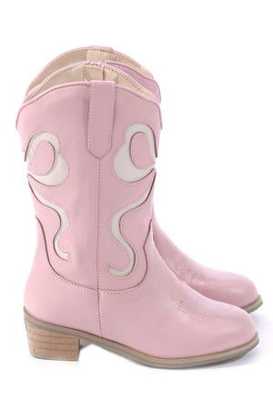KEZEINE PINK COWGIRL BOOTS